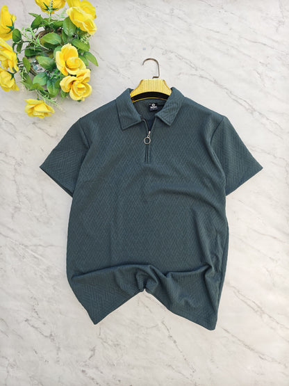 Mfw Half sleeve zipper Tshirt 1 pc @199 and 3 pcs @ 499