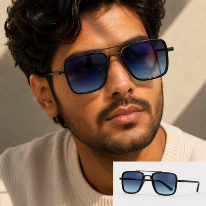 Mfw Gradient Sunglasses buy @100rs (Blue)