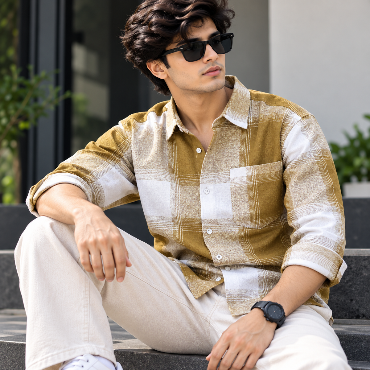 MFW baggy type Viral checked full sleeve shirts Single pcs @299 and Buy 4 pcs combo @999[New]