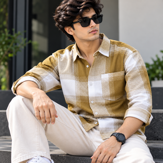 MFW baggy type Viral checked full sleeve shirts Single pcs @299 and Buy 4 pcs combo @999[New]