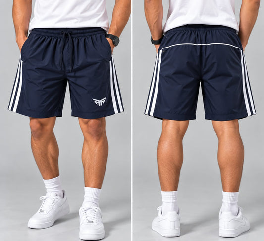 NS 3 line back side piping shorts buy 3 pcs @499 and 1 pcs @199