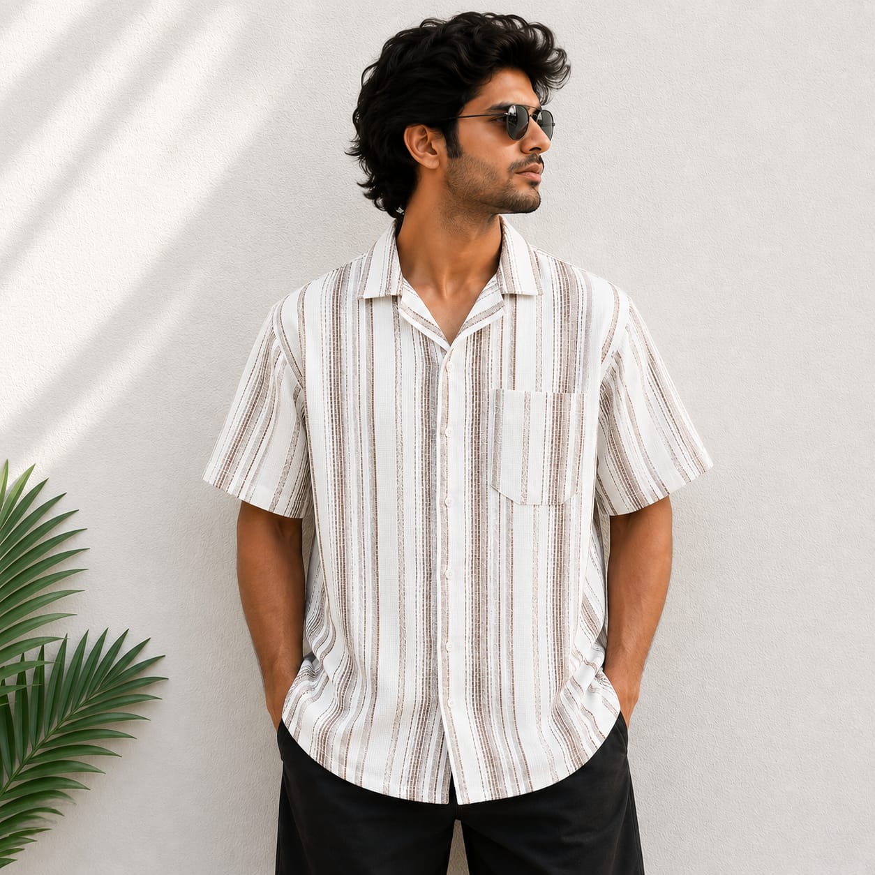 Mfw Cuban collar half sleeve shirts buy 3 pcs @499 and 1 pcs @199