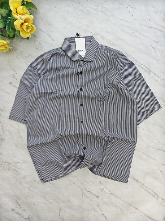 Mfw Baggy Boxy Fit Drop shoulder stripes shirt buy @250 rs