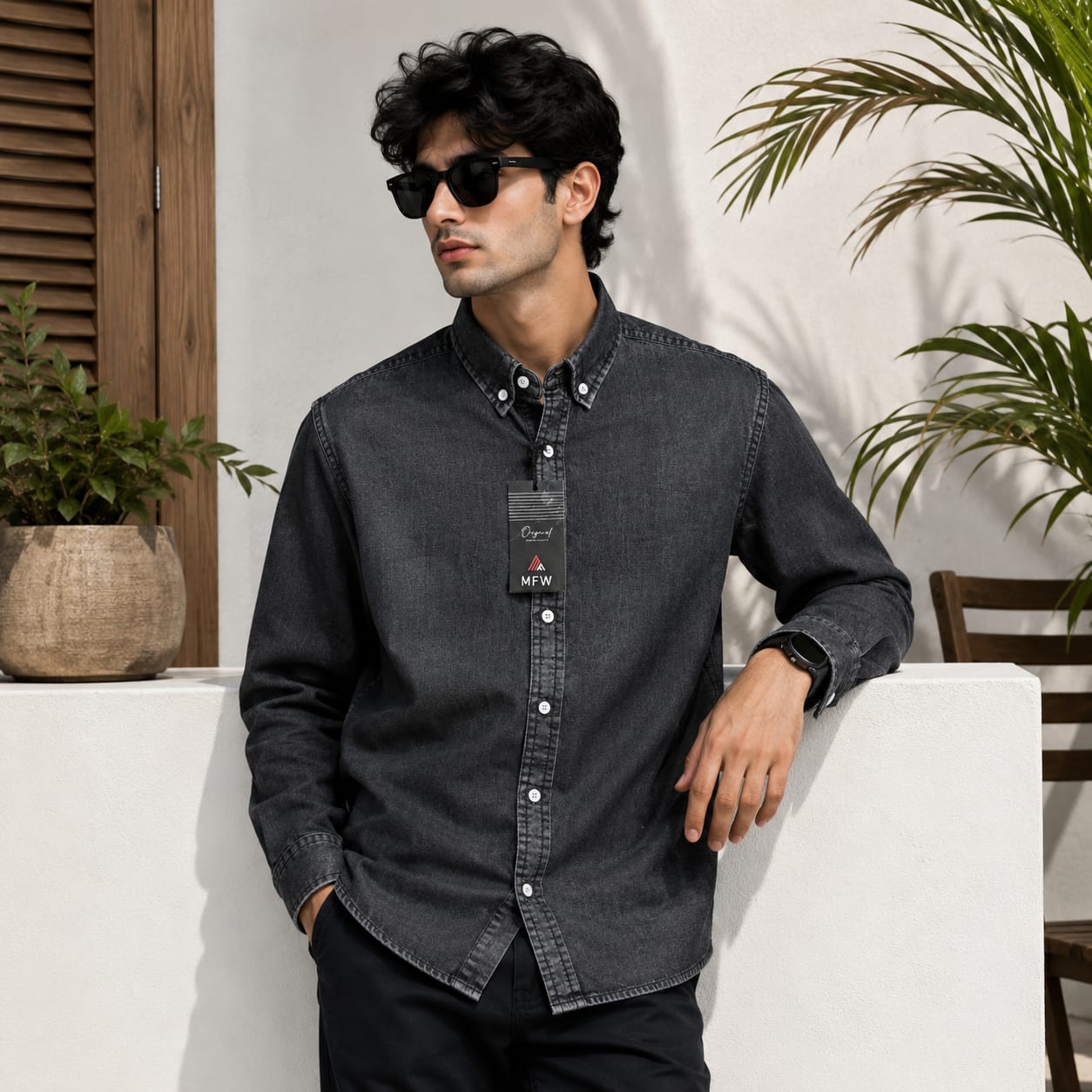 Men's Full sleeve Denim Shirts single pcs @350 and Buy 3 pc combo @999