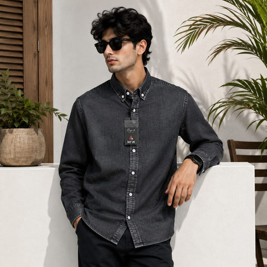 Men's Full sleeve Denim Shirts single pcs @350 and Buy 3 pc combo @999