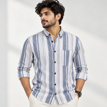 MFW stripes full sleeve shirts Single pcs @299 and Buy 4 pcs combo @999