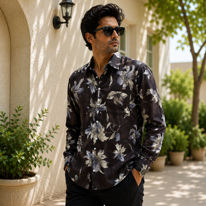 Men's Full sleeve viscose printed Shirts single pcs @350 and Buy 3 pc combo @999
