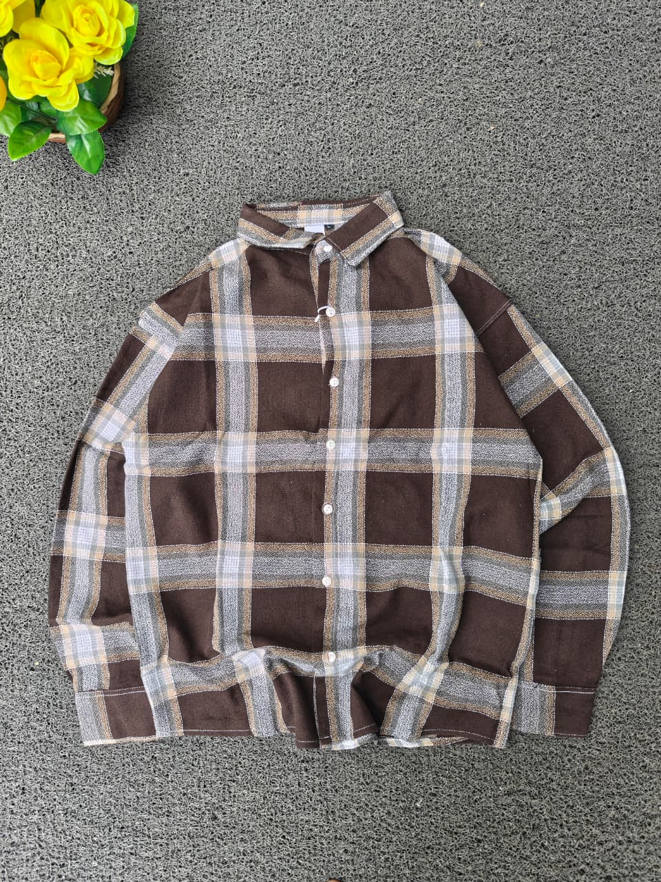 MFW checked Baggy shirts Single pcs @299 and Buy 4 pcs combo @999