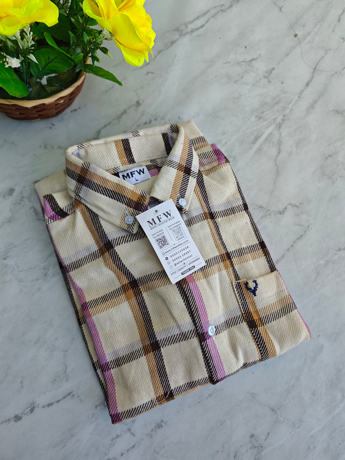 MFW Old money type full sleeve checked shirts Single pcs @299 and Buy 4 pcs combo @999