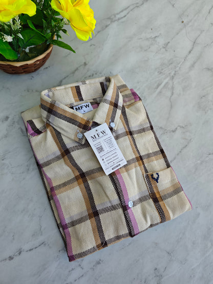 MFW Old money type full sleeve checked shirts Single pcs @299 and Buy 4 pcs combo @999