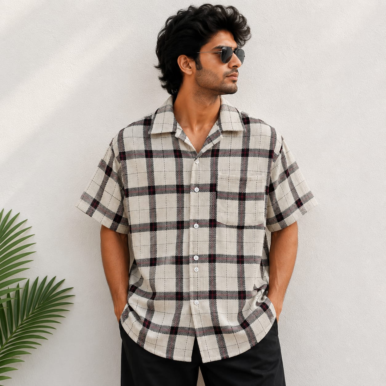 Mfw Cuban collar half sleeve shirts buy 3 pcs @499 and 1 pcs @199