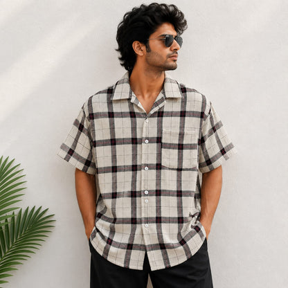 Mfw Cuban collar half sleeve shirts buy 3 pcs @499 and 1 pcs @199