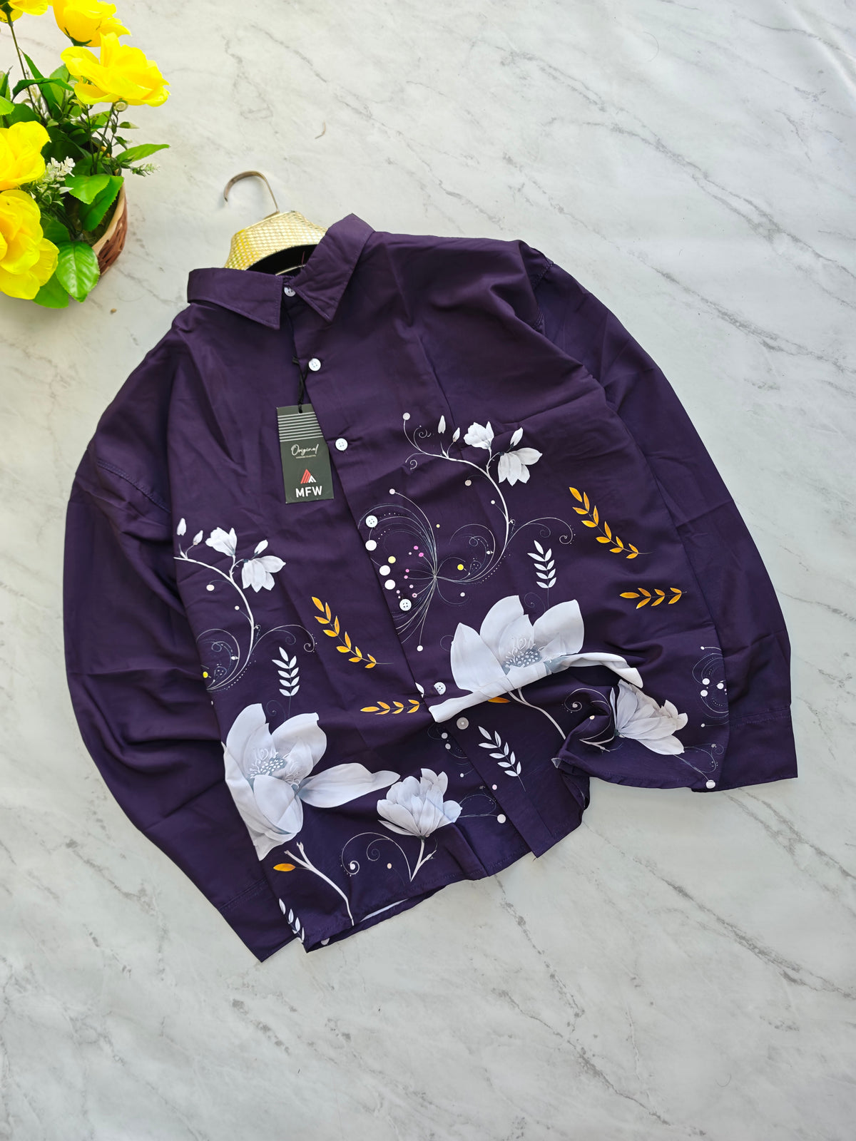 Men's Full sleeve Bottom Viscose Printed Shirts single pcs @350 and Buy 3 pc combo @999