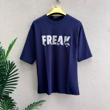 Freak design Round neck Front and back Printed droup shoulder Tshirt 1 pc @199 and 3 pcs @ 499