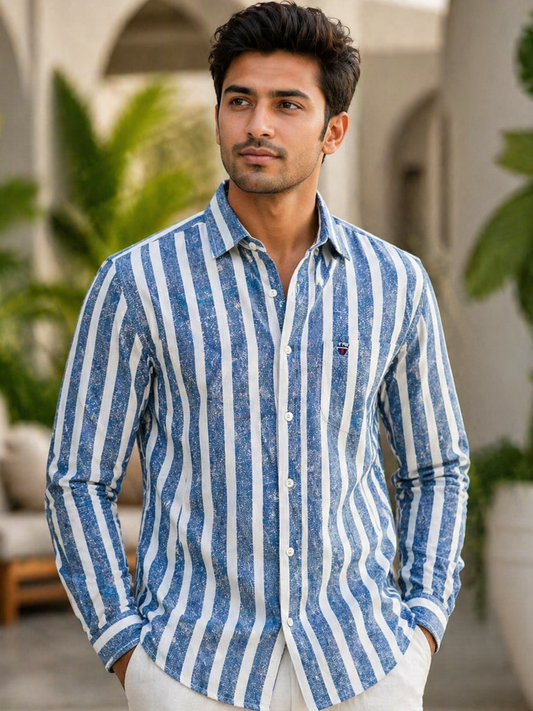 Mfw stripes full sleeve Shirts single pcs @299 and Buy 4 pcs combo @999