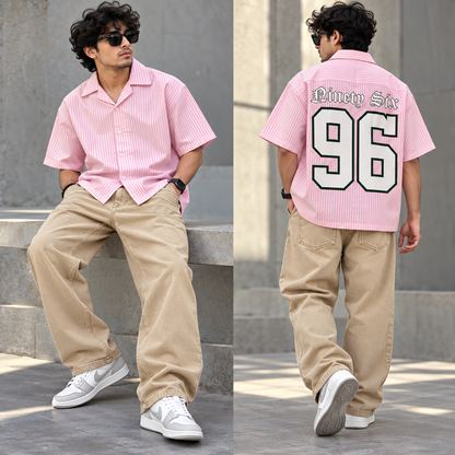 2 in 1 Combo Boxy baggy back printed shirts + Baggy jeans pant buy @600 rs