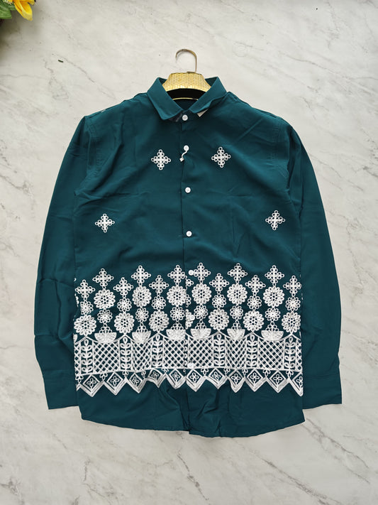 MFW viscose bottom embroidery Shirts single pcs @350 and Buy 3 pc combo @999