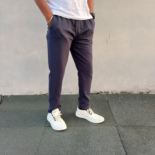 Popcorn track pants buy 3 pcs @499( grey colour)