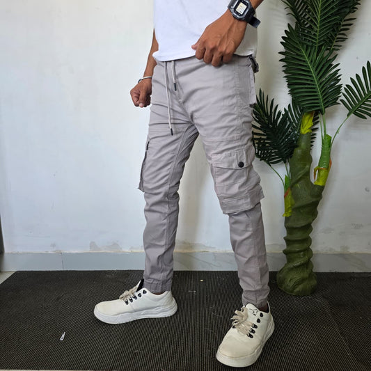 6 pocket Cotton Cargo joggers @449