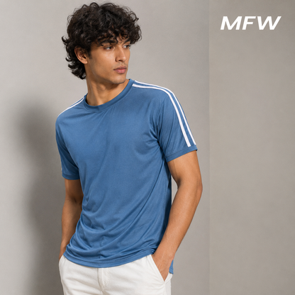 MFW Net folding Half sleeve Tshirt 1 pc @199 and 3 pcs @ 499