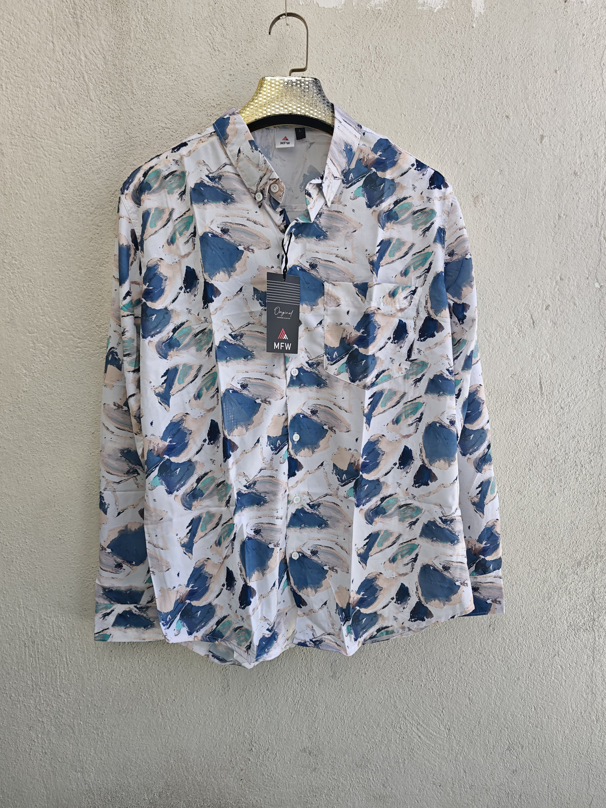 MFW viscose full sleeve printed shirts Single pcs @299 and Buy 4 pcs combo @999 [New]