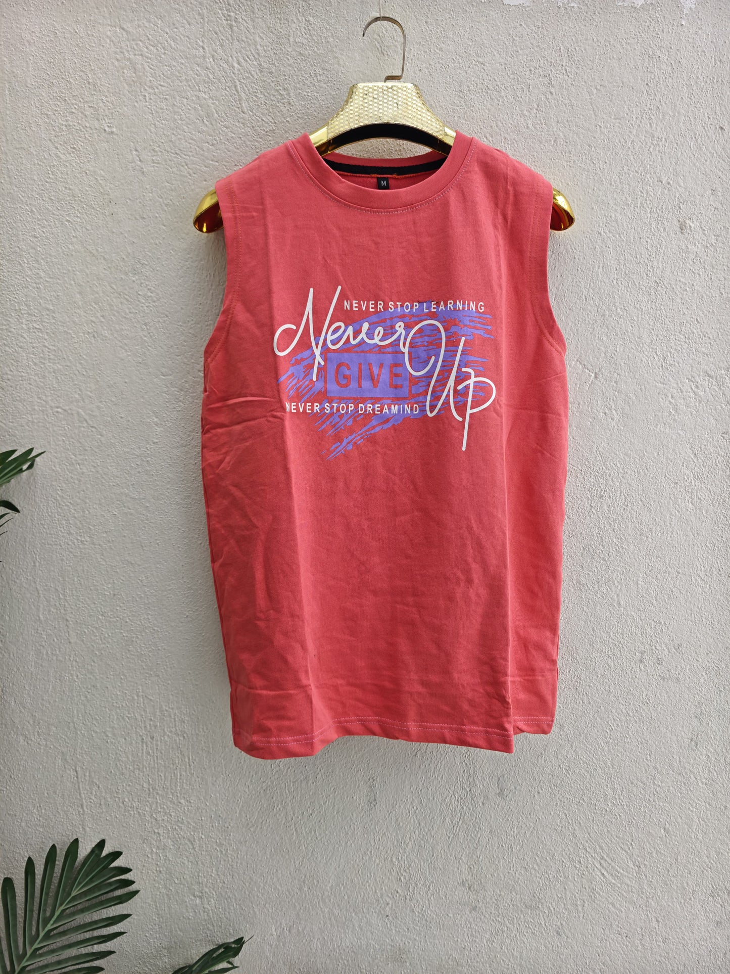Random design Cotton Tank top sleeveless tshirt buy @150 rs only
