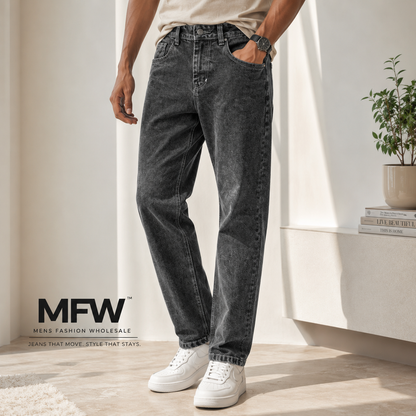 MFW plain mom fit jeans pants Buy 3 pc combo @999[Black Shade]