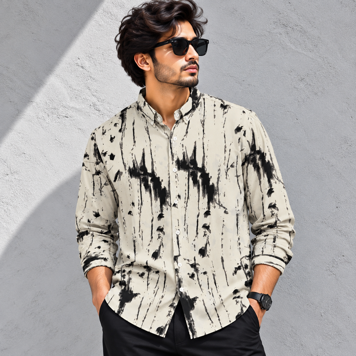 MFW viscose full sleeve printed shirts Single pcs @299 and Buy 4 pcs combo @999