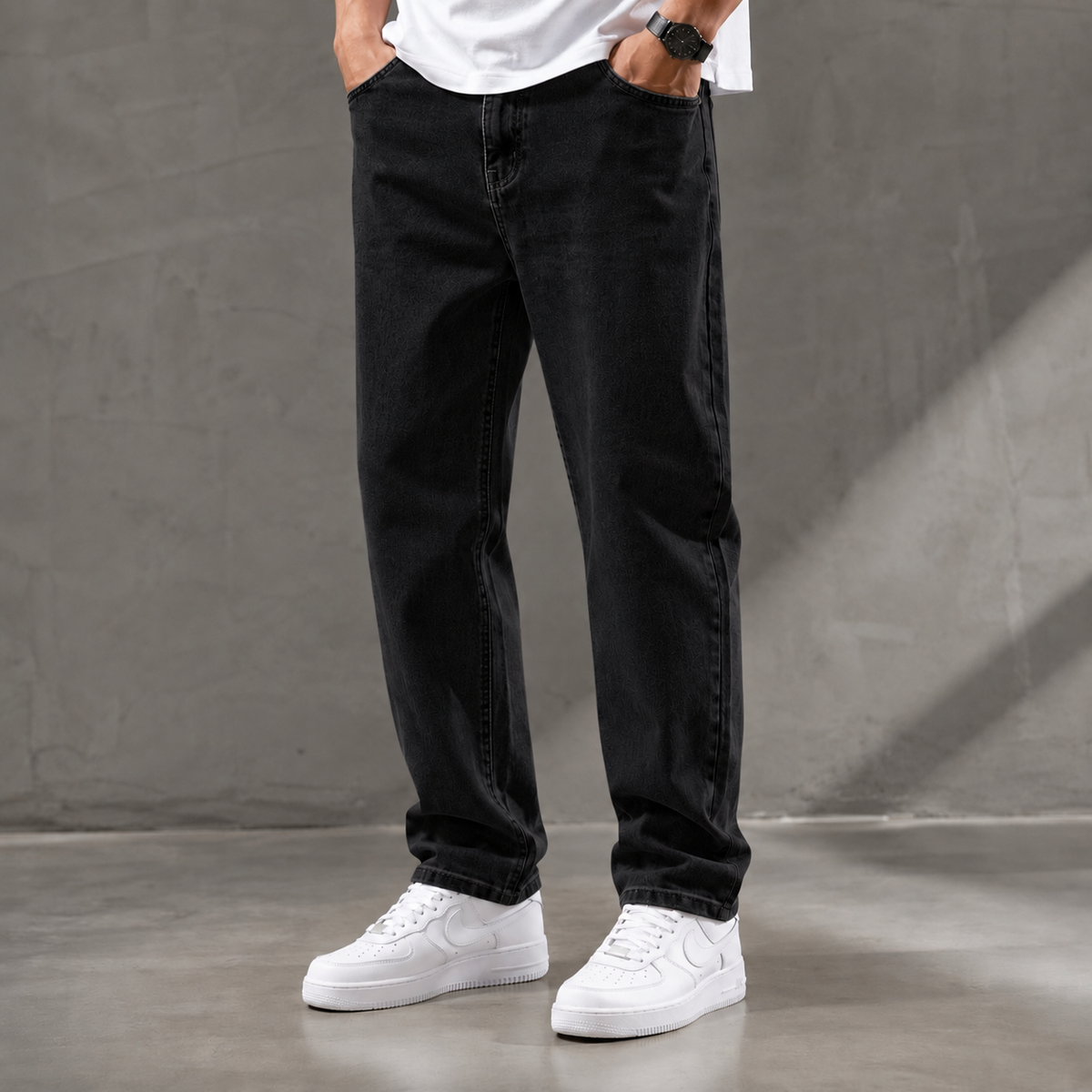 MFW plain mom fit jeans pant single pcs @350 and Buy 3 pc combo @999[Black]
