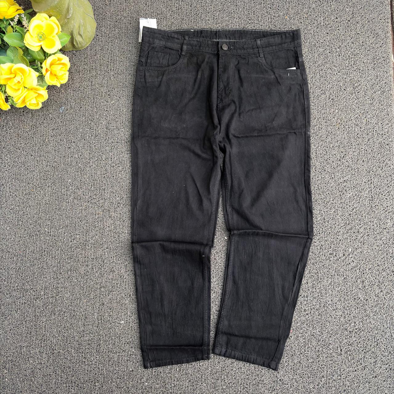 MFW Big size plain mom fit jeans @450