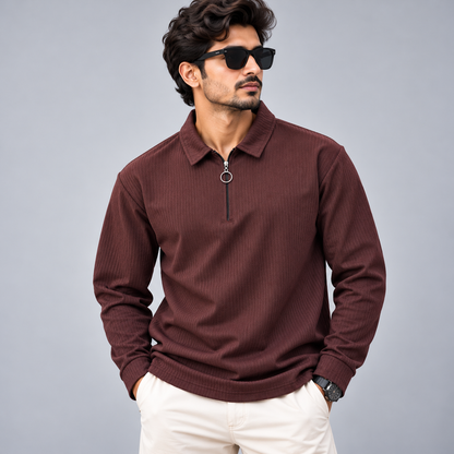 MFW  full sleeve Zipper  Tshirt 1 pc @199 and 3 pcs @ 499