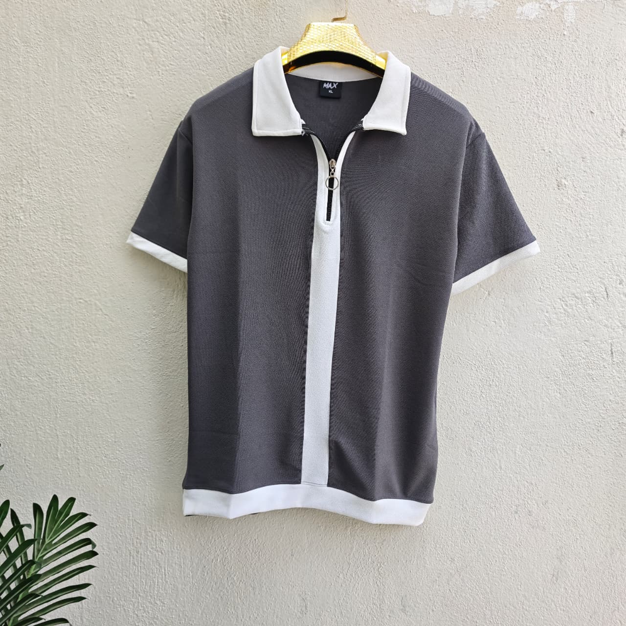 Mfw Korean zipper T shirt buy 1 pc @199 and 3pcs @ 499