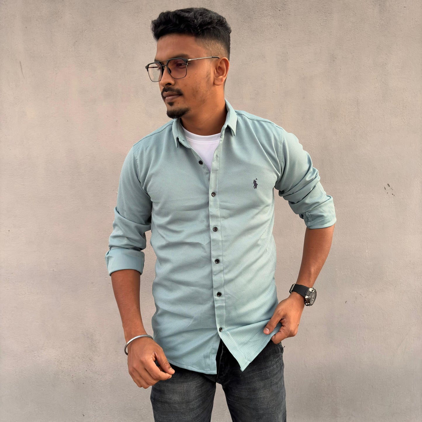 Mfw textured fabric Shirts single pcs @299 and Buy 4 pcs combo @999