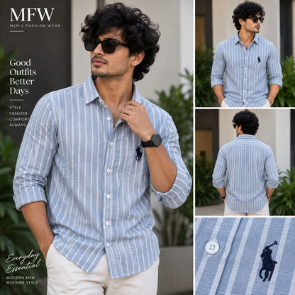 MFW Lenin stripes  shirts Single pcs @299 and Buy 4 pcs combo @999[D1]