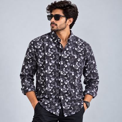 MFW viscose full sleeve printed shirts Single pcs @299 and Buy 4 pcs combo @999 [New]