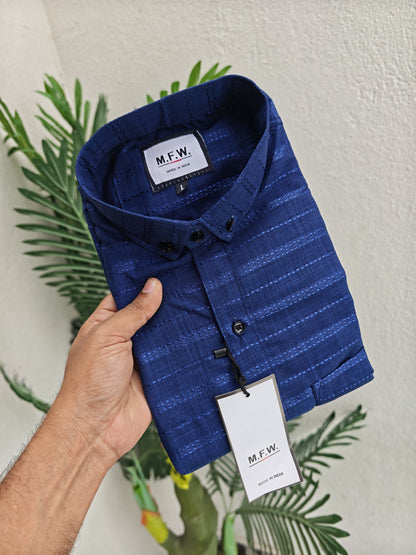 MFW Full sleeve Textured Shirt Single pcs @299 and Buy 4 pcs combo @999