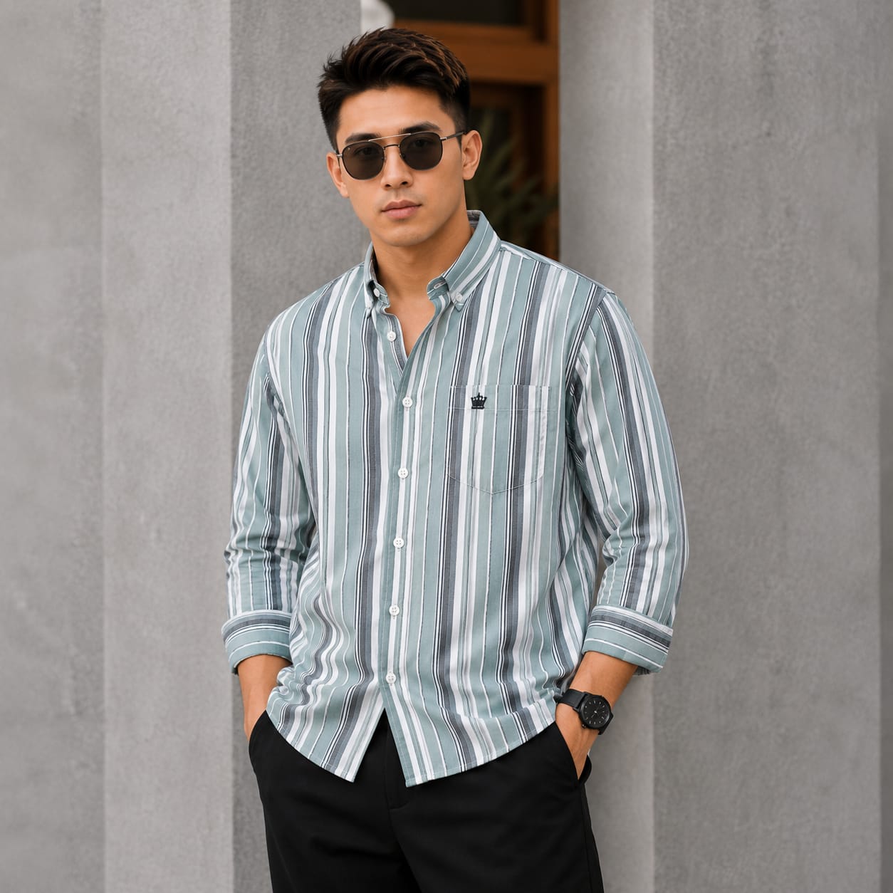 Mfw Oxford Stripes Shirts single pcs @299 and Buy 4 pcs combo @999
