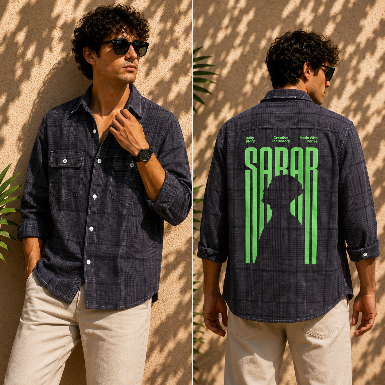 Mfw double pocket back printed Shirts single pcs @299 and Buy 4 pcs combo @999