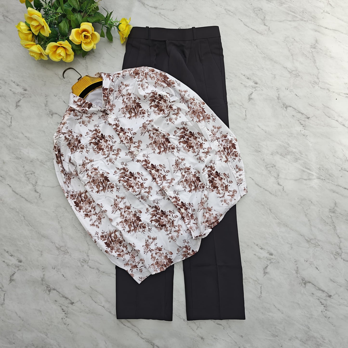 2 in 1 combo viscose printed shirts +  pants combo buy @600 rs only