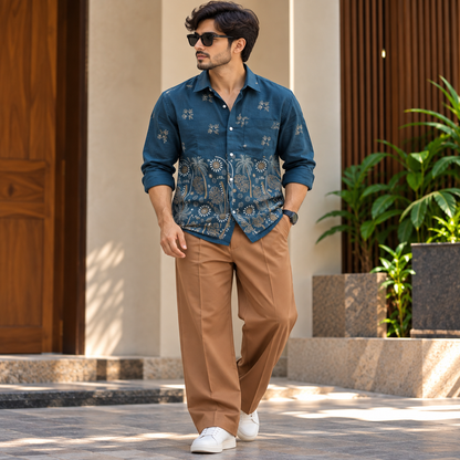 2 in 1 Combo MFW bottom printed shirts + Korean Baggy pant buy @600 rs only