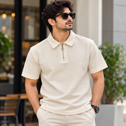 Mfw Half sleeve zipper Tshirt 1 pc @199 and 3 pcs @ 499