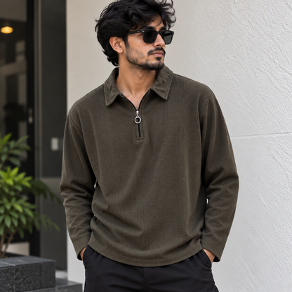 Mfw Full sleeve zipper Tshirt 1 pc @199 and 3 pcs @ 499