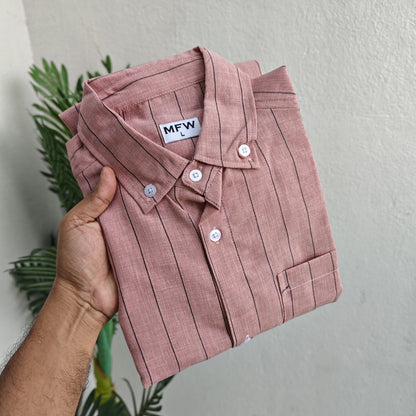 Mfw old money type lenin Stripes Shirts single pcs @299 and Buy 4 pcs combo @999