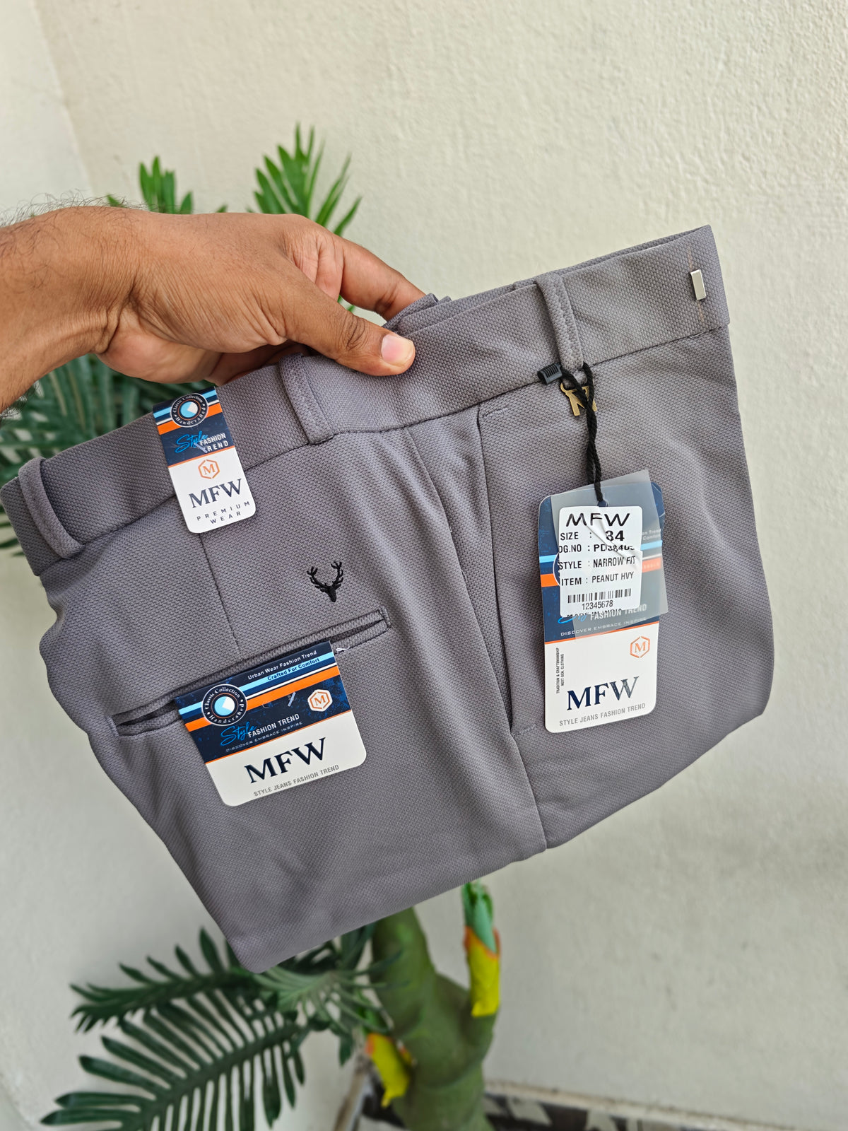 MFW penut fabric polo fit pants  buy 3 pant @ 1200