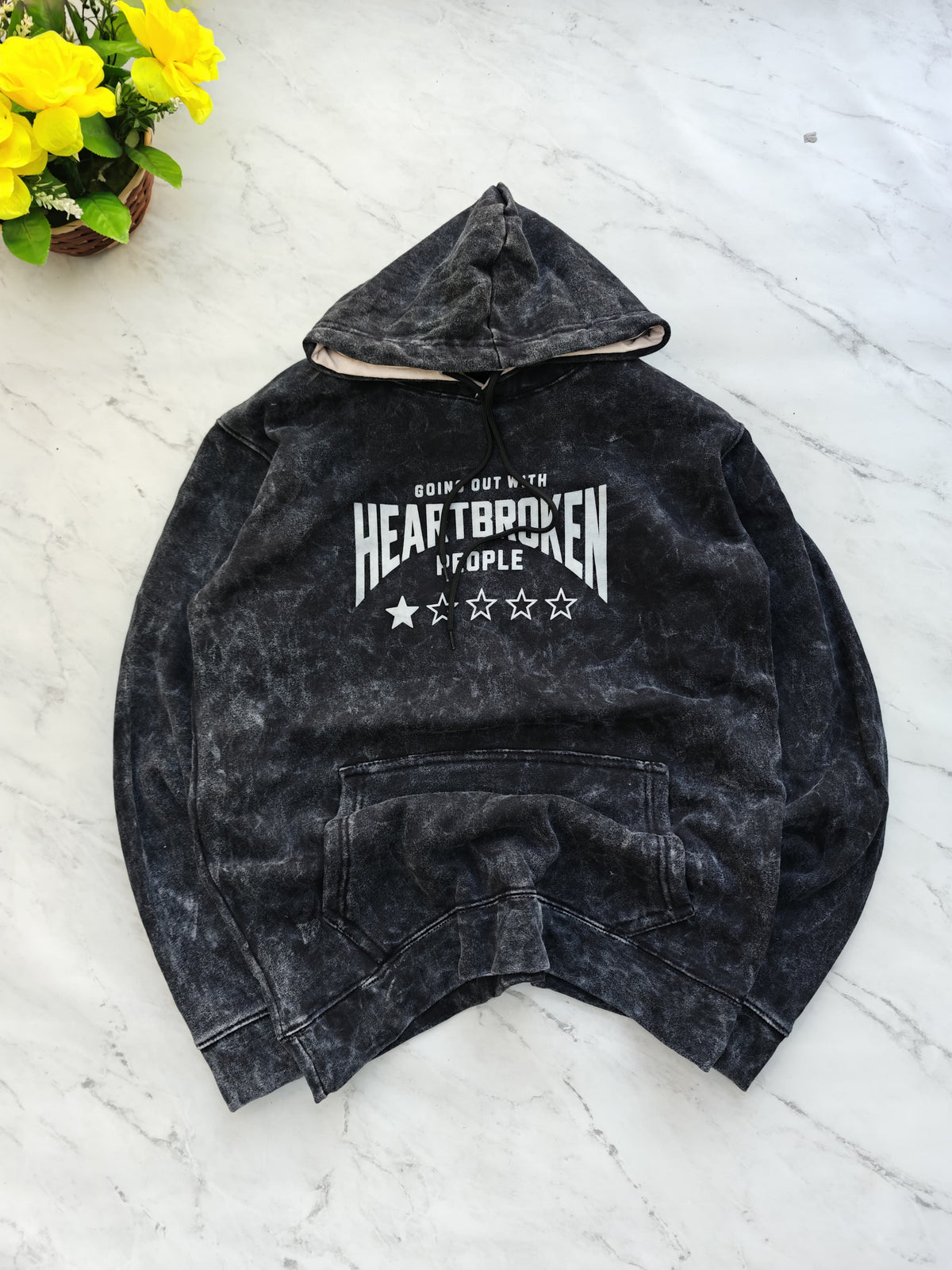Men's Acid wash Hoodies single pcs @299 and Buy 4 pcs combo @999(Random design only no color selection only size selection )