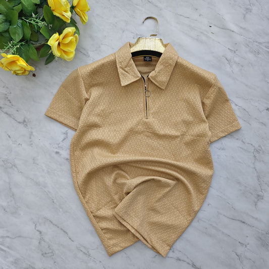 Mfw Half sleeve zipper Tshirt 1 pc @199 and 3 pcs @ 499