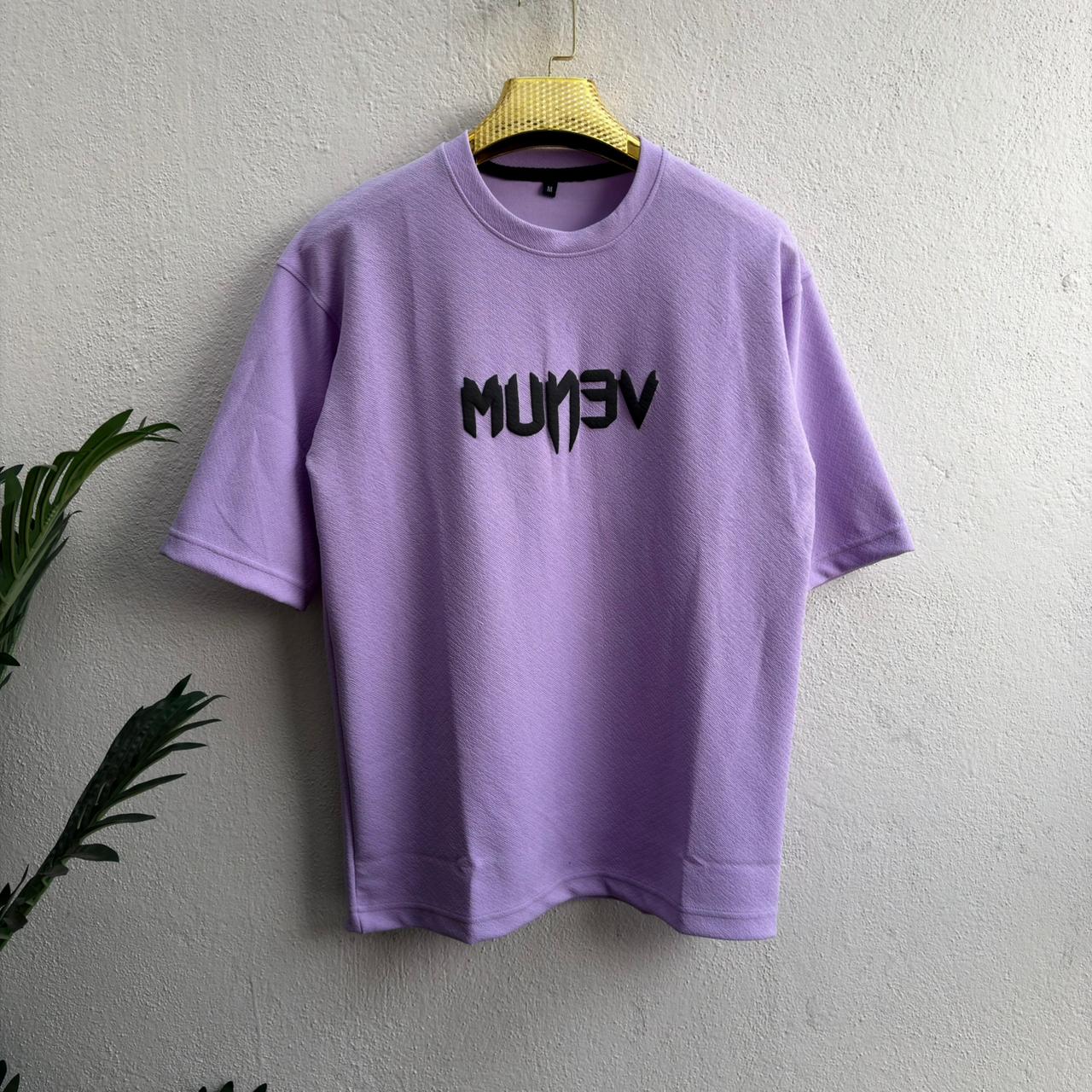 Round neck Front and back print droup shoulder Tshirt 1 pc @199 and 3 pcs @ 499