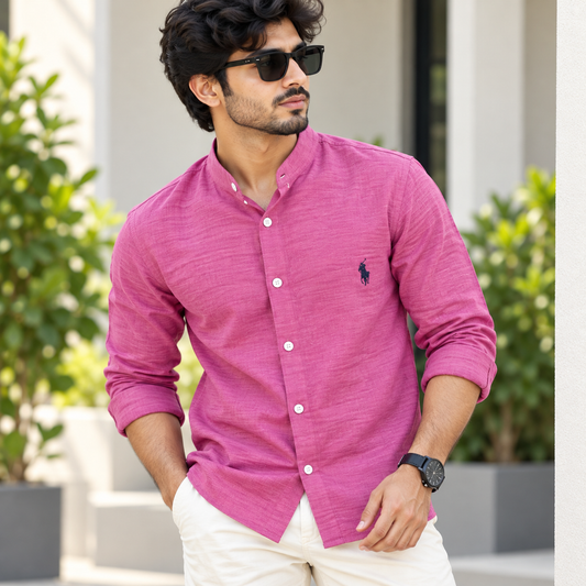 MFW Chinese collar crush lenin full sleeve shirts Single pcs @299 and Buy 4 pcs combo @999
