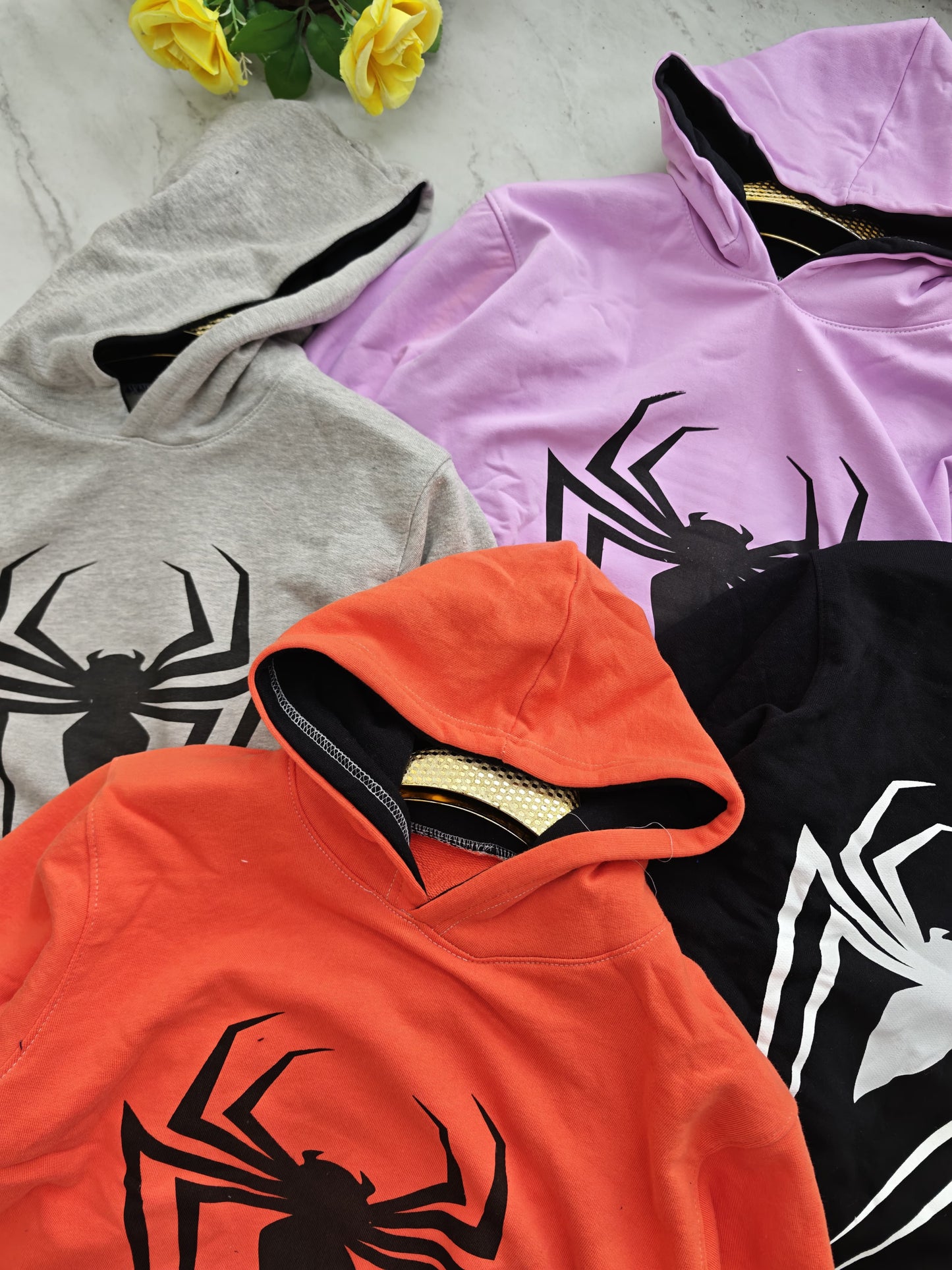 Men's premium Loopknit Hoodies single pcs @299 and Buy 4 pcs combo @999(Random design only no color selection only size selection )