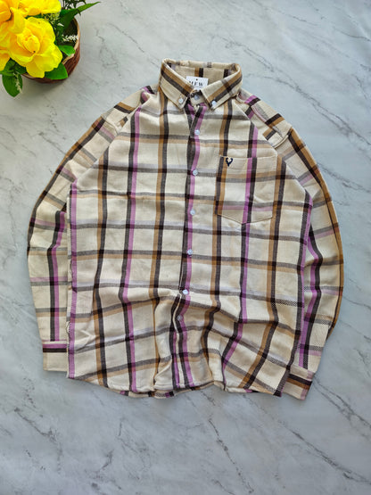 MFW Old money type full sleeve checked shirts Single pcs @299 and Buy 4 pcs combo @999